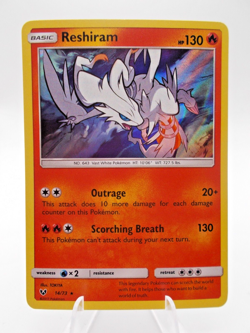 Reshiram 14/73 Shining Legends Pokemon TCG Holo Near Mint/Mint - Image 1
