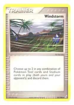 Lightly Played Windstorm - 85/100 - Uncommon Pokemon Crystal Guardians - Image 1