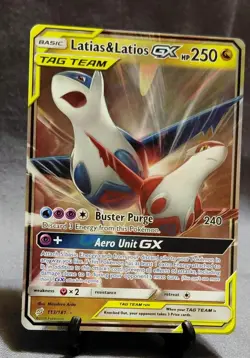 Pokemon Latias And Latios GX Tag Team 113/181 Full Art Holo 2019 = Near Mint - Image 2
