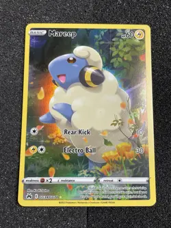 Pokemon TCG Mareep GG34/GG70 Crown Zenith Galarian Gallery Full Art Holo Rare - Image 1