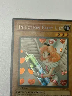 Injection Fairy Lily LOD-100 Legacy of Darkness 1st Edition Secret Rare #10 Fade - Image 5