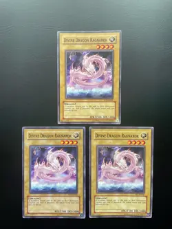 Yugioh Divine Dragon Ragnarok FET-EN002 Unlimited Edition Common MP/HP X3 - Image 1