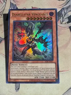 Yugioh Asian English ALIN-AE011 Diabellstar Vengeance Ultra rare NM - Image 1