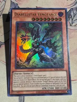 Yugioh Asian English ALIN-AE011 Diabellstar Vengeance Ultra rare NM - Image 3