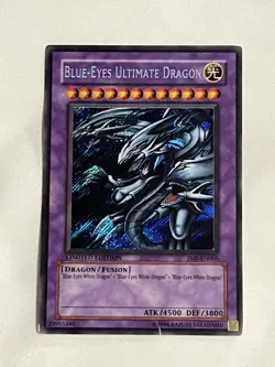 Yugioh Blue-Eyes Ultimate Dragon JMP-EN005 Secret Rare Limited Edition HP - Image 1