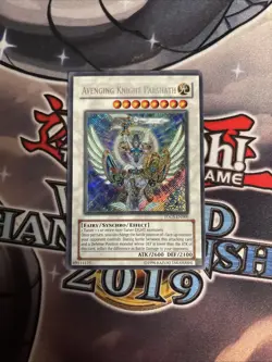 (MC) Yu-Gi-Oh! Avenging Knight Parshath TDGS-EN000 Unlimited LP - Image 1