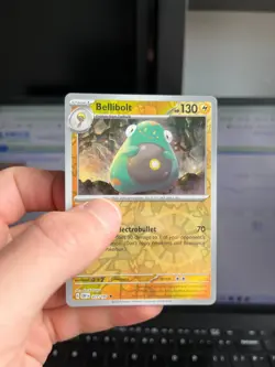Bellibolt Reverse Holo 77/197 Pokemon Trading Card - Obsidian Flames - Mint - Image 1
