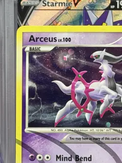 Arceus AR7 Arceus Pokemon Card Holo Rare (MP) - Image 3