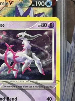 Arceus AR7 Arceus Pokemon Card Holo Rare (MP) - Image 4