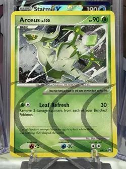 Pokemon TCG Arceus Card Holo Grass Type LV. 100 AR2 Arceus 2009 - Image 2