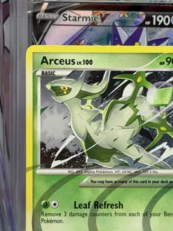 Pokemon TCG Arceus Card Holo Grass Type LV. 100 AR2 Arceus 2009 - Image 3