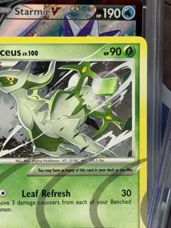 Pokemon TCG Arceus Card Holo Grass Type LV. 100 AR2 Arceus 2009 - Image 4
