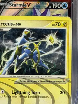 Arceus LV.100 AR6 Holo Rare Pokemon Card HP - Image 4