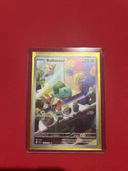 Pokemon TCG Bulbasaur Holo Card 143/142 Stellar Crown Illustration Rare Full Art - Image 2
