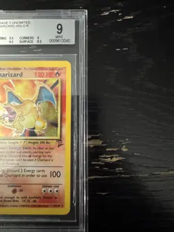 Pokemon Base Set 2 Charizard Holo Card 4/130 Beckett 9 Mint 2000 Rare Card WOTC - Image 3