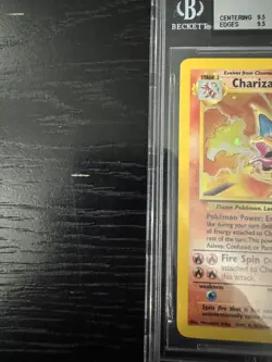Pokemon Base Set 2 Charizard Holo Card 4/130 Beckett 9 Mint 2000 Rare Card WOTC - Image 4