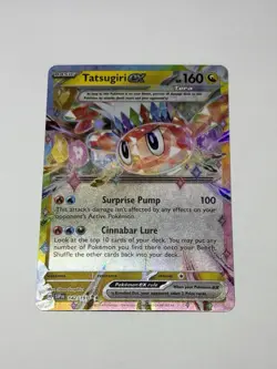 Pokemon Card TCG Tatsugiri ex 142/191 Surging Sparks Double Rare Holo M/NM - Image 1