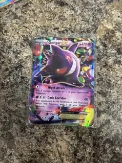 Gengar EX 34/119 Pokemon XY Phantom Forces Holo Card 2014 (Standard Size) - Image 1