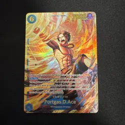 One Piece TCG OP13-119 Portgas .D. Ace SEC Card Game CCG English - Image 1