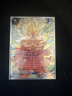 SS SON GOKU SPIRIT BOMB ABSORBED BT19-008 SPR Fighters Ambition NM Card DBS CCG - Image 1