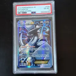 Lugia EX 134/135 Plasma Storm Full Art Holo Card PSA6 - Image 1