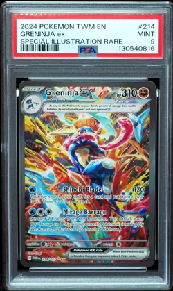 Greninja EX 214 PSA 9 Mint Pokemon Card New Cert - Image 1