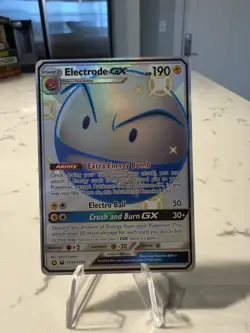 Pokemon TCG Electrode GX Holo Shiny Vault Ultra Rare Card SV57/SV94 Hidden Fates - Image 1