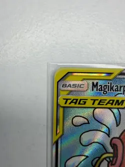 Pokemon SM Team Up Holo Card Magikarp Wailord GX Alternate Full Art 161/181 - Image 3