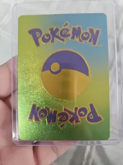 Mewtwo GX Rainbow Foil Fan Art Textured Collector Pokemon Card 098/099 - Image 2