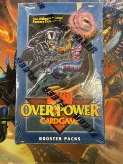 1995 Marvel Overpower Card Game Booster Box|SEALED - Image 1