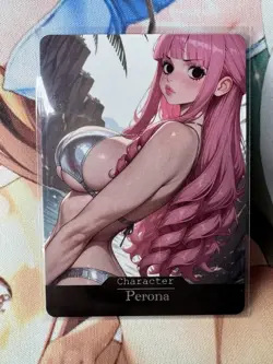 Perona One Piece Goddess Story Waifu Anime Custom Card - Image 1