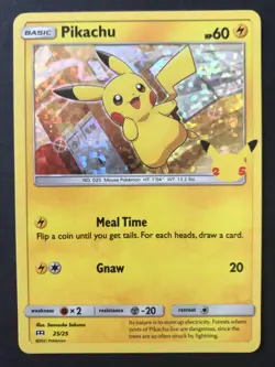 Pikachu McDonalds 25/25 25th Anniversary Promo 2021 Pokemon Card HOLO NM - Image 1