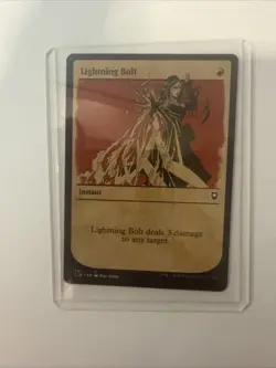 MTG, Lightning Bolt, SHOWCASE, 401, Battle for Baldur's Gate NM - Image 1