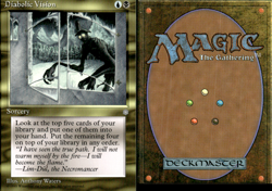 Magic the Gathering -MTG-Diabolic Vision LP - Image 1
