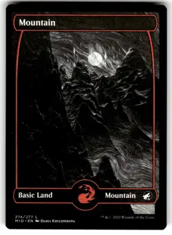 Mountain (274) Innistrad: Midnight Hunt Regular MTG - Image 1
