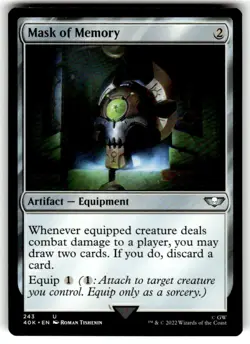 Mask of Memory Universes Beyond: Warhammer 40000 Regular MTG - Image 1
