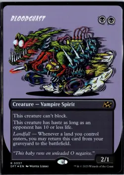 Bloodghast (Borderless) Foil R Aetherdrift 337 NM - Image 1