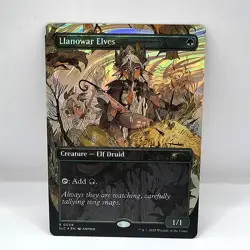 Llanowar Elves #39 Halo Foil - MTG Secret Lair Encyclopedia Of Magic - Image 2