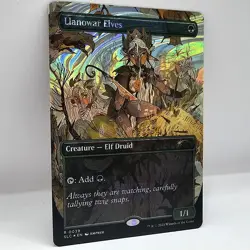 Llanowar Elves #39 Halo Foil - MTG Secret Lair Encyclopedia Of Magic - Image 3