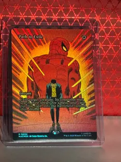 MTG Marvel Spider-Man Path to Exile Borderless Foil #04 NP - Image 1
