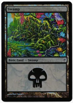 MTG Swamp (291) Lorwyn Foil NM/M - Image 1
