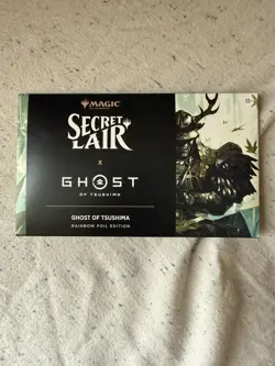 MTG Secret Lair x Ghost of Tsushima Rainbow Foil - Image 1