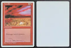 SIGNED MtG Magic D Willich Artist Proof _ Italian 4E Fourth _ FLASHFIRES _ 1/50! - Image 1