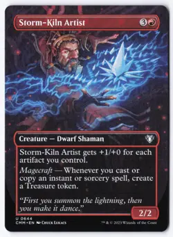 Storm-Kiln Artist (Borderless) U Commander Masters 644 NM - Image 1