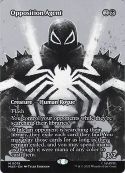 MTG Opposition Agent (Borderless) (19) | NM | Marvel Universe {MAR} - Image 1