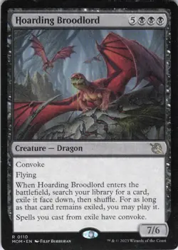 MTG Hoarding Broodlord (110) | NM | March of the Machine {MOM} - Image 1