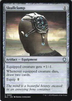 MTG Skullclamp (283) | NM | Commander: Bloomburrow {BLC} - Image 1