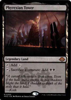 MTG Phyrexian Tower (303) | NM | Modern Horizons 3 {MH3} - Image 1