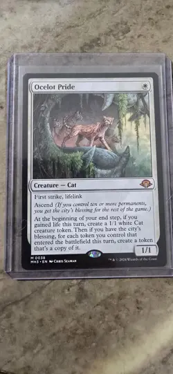 Ocelot Pride Modern Horizons 3 Regular Creature Cat Mythic MTG NM - Image 1