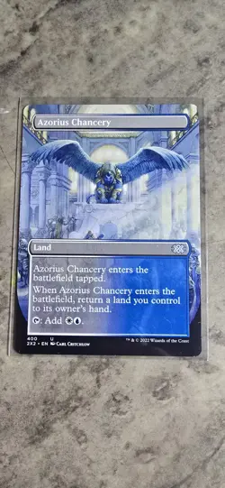 Azorius Chancery (Borderless) Double Masters 2022 Regular Land MTG NM - Image 1